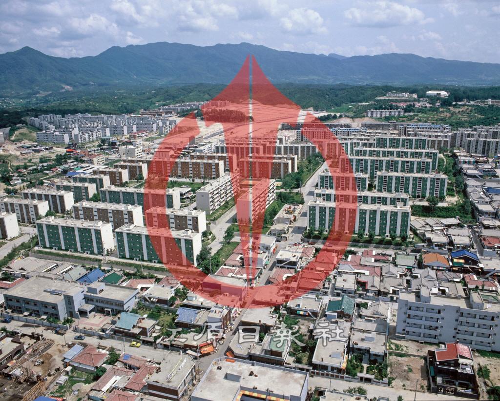 후평동 아파트 밀집지역 이미지