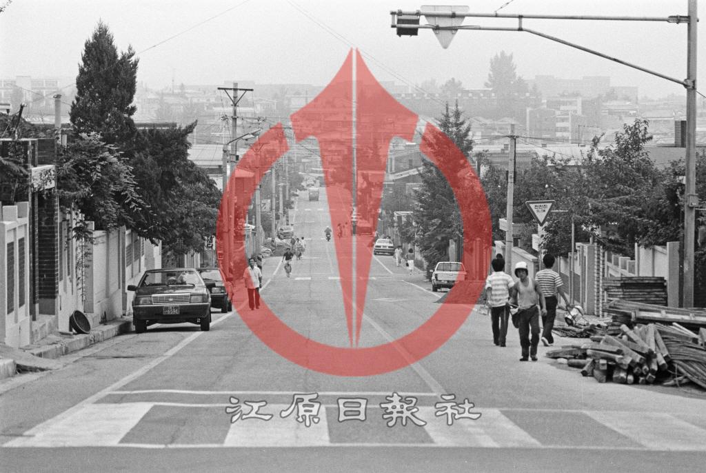 교동 주택가 도로 이미지