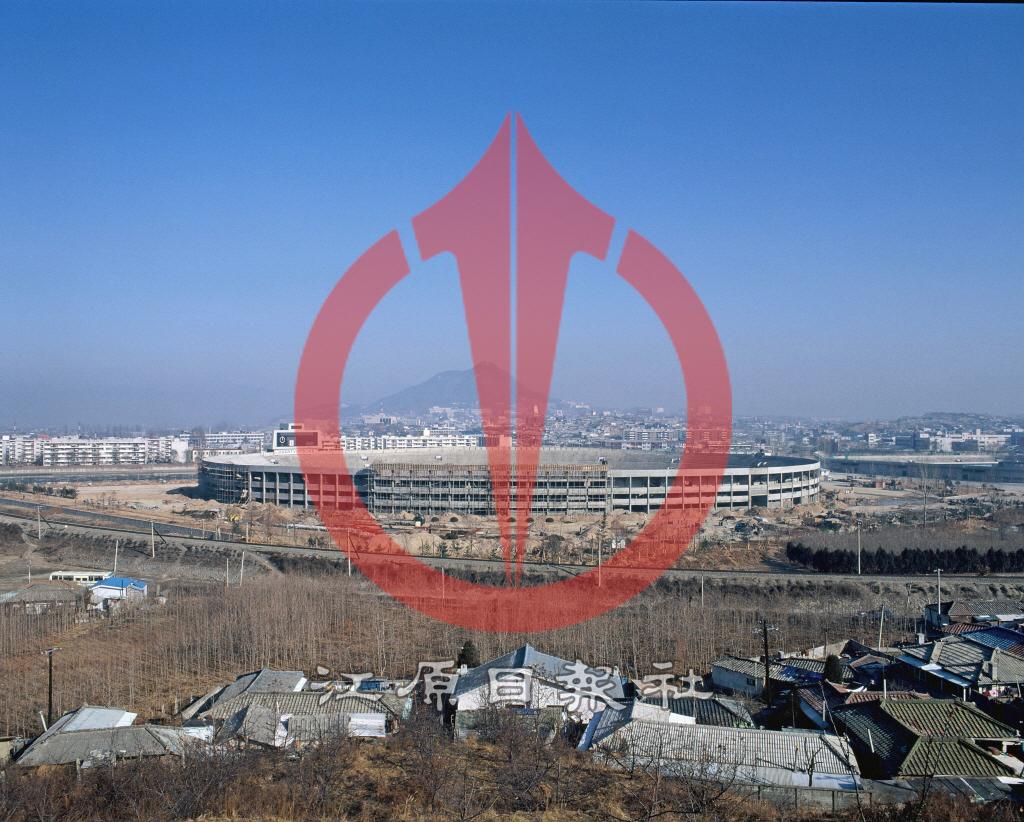 춘천종합운동장 공사현장 이미지