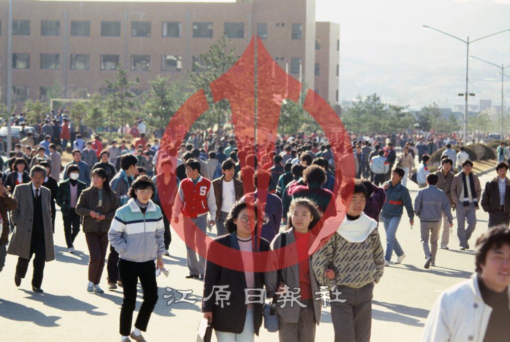 강원대학교 88학년 입시소집 이미지