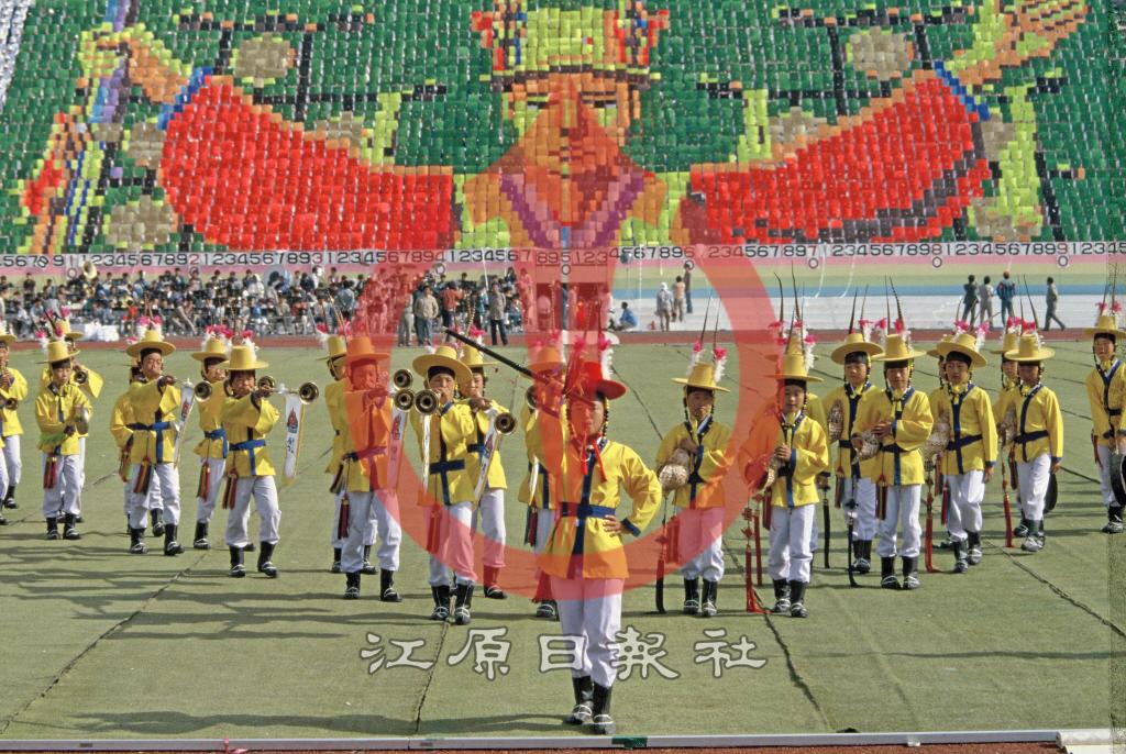 제66회 강원도 전국체육대회(전국체전) 개막 리허설 취타대공연(상천초) 이미지