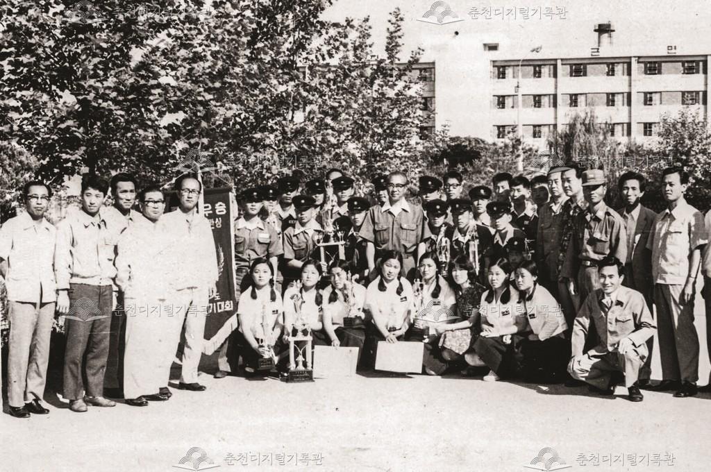 강원도 고교학생 교련실기경연대회 우승 이미지