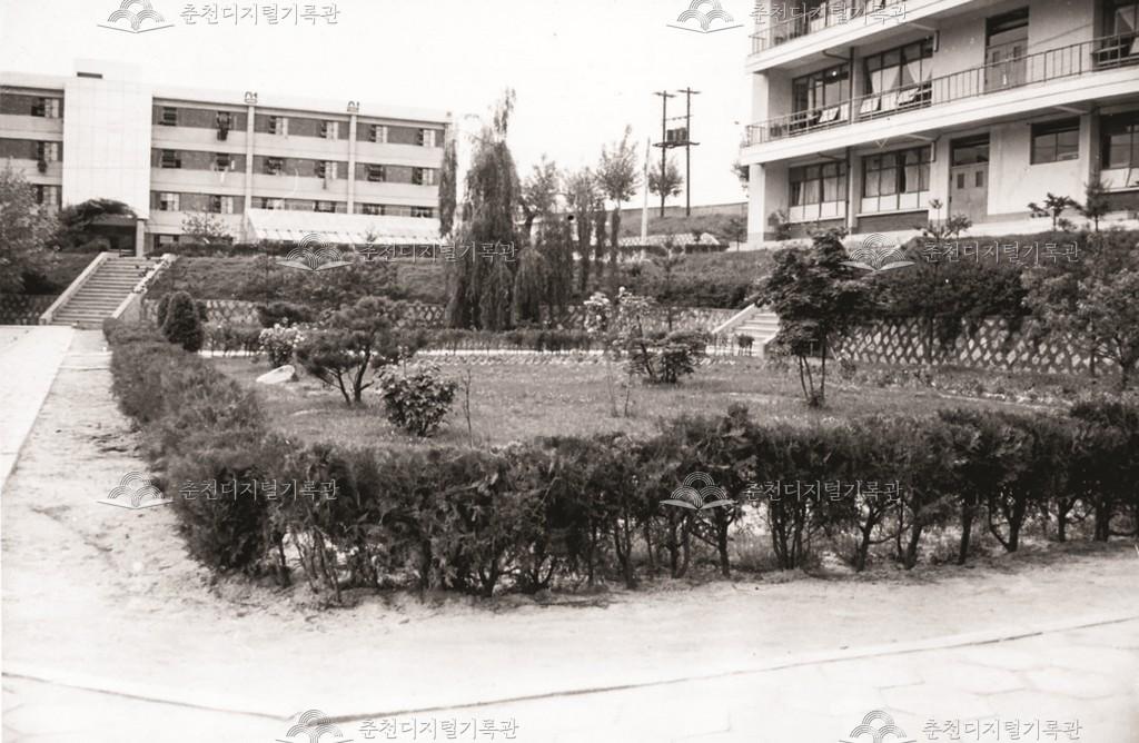 학관 앞 화단 이미지