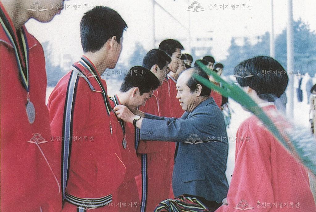 농구부 전국체전 준우승 이미지