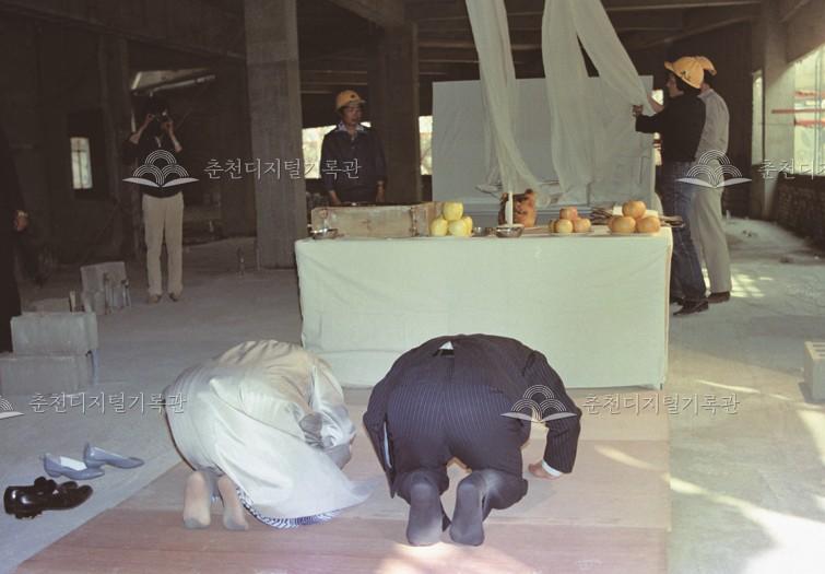 한림대학교 부속 춘천성심병원 상량식 이미지