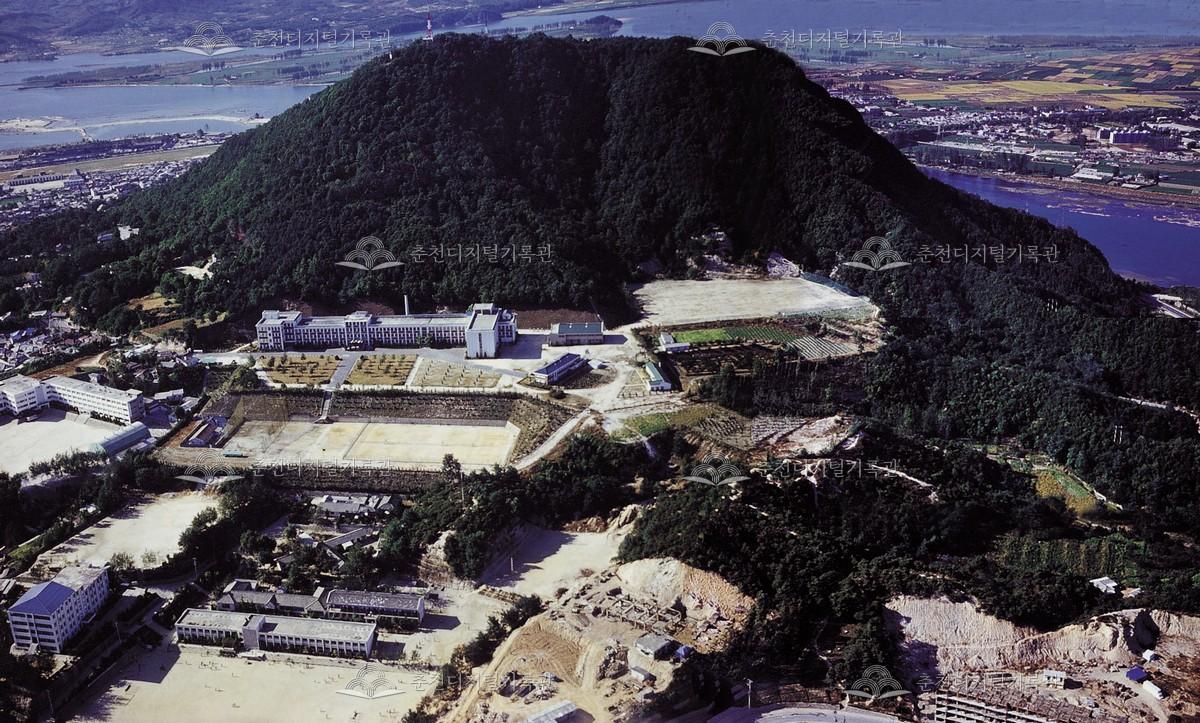 한림대학교 개교 당시 전경 이미지