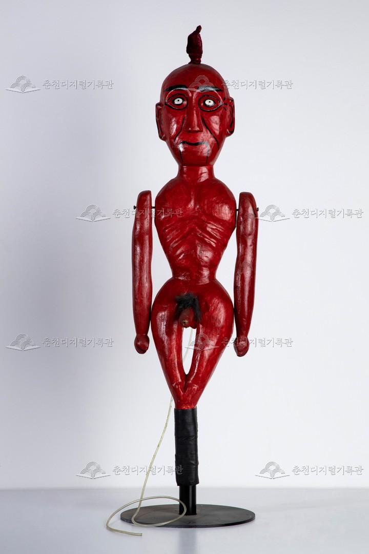 춘천인형극장 박물관 전시 꼭두각시 놀음_홍동지 이미지