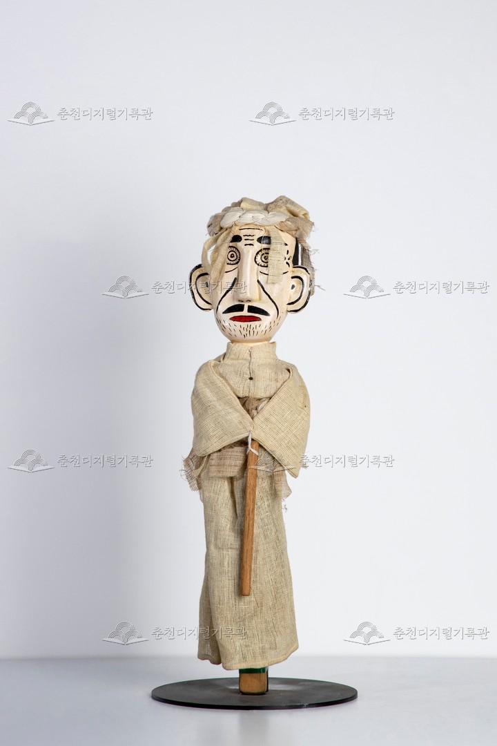 춘천인형극장 박물관 전시 꼭두각시 놀음_상제 이미지