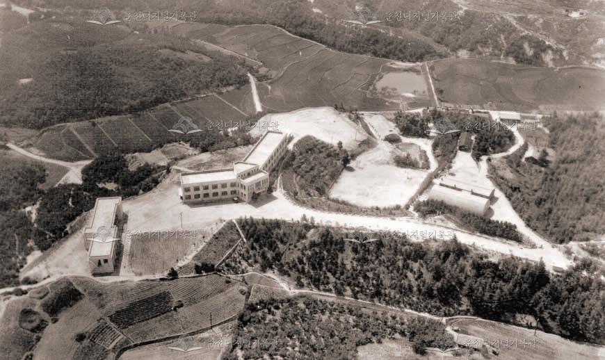 1960년대 강원대학교 전경 이미지