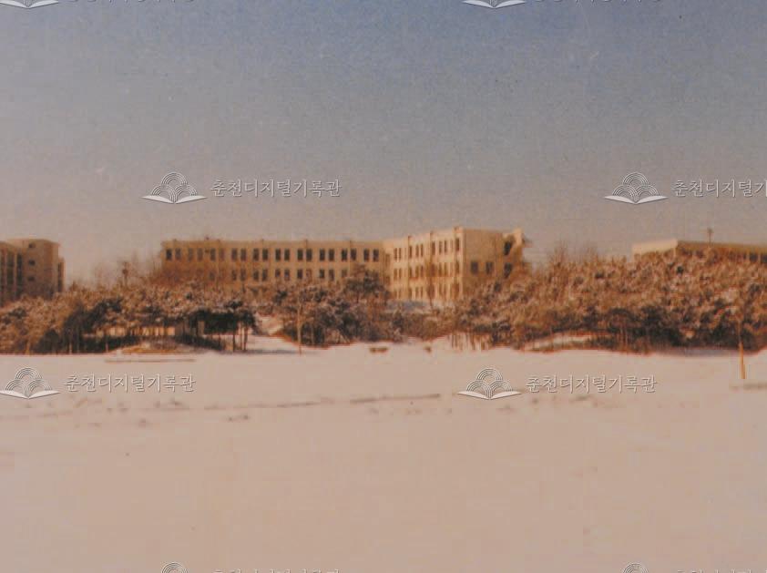 1970년대 강원대학교 전경 이미지
