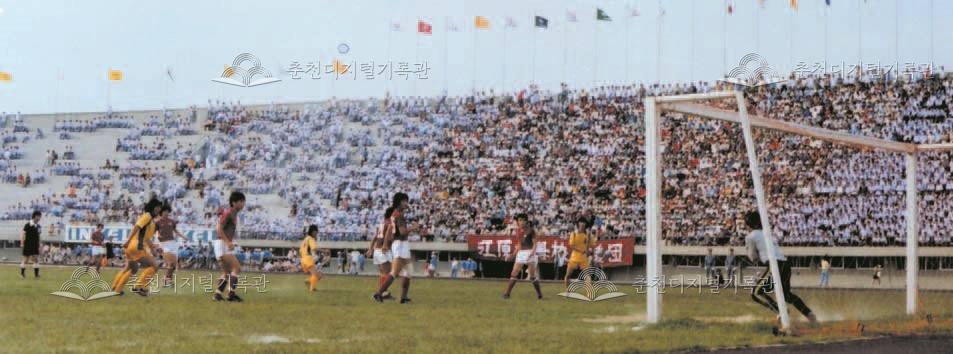 일본 와세다대학과의 친선 축구경기 이미지