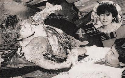 6.8학원침탈 관련 과학교육과 이미희양 분신 이미지