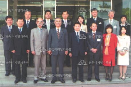 가타야마 요시히로 일본 돗토리현 지사 접견 이미지