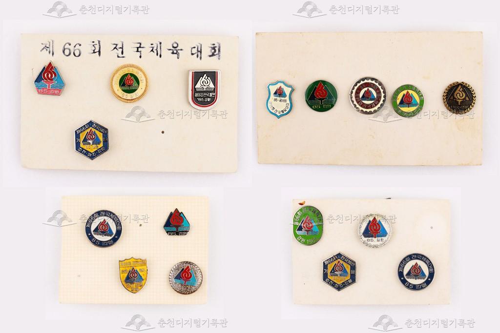 제66회 전국체육대회 기념 배지(badge) 이미지