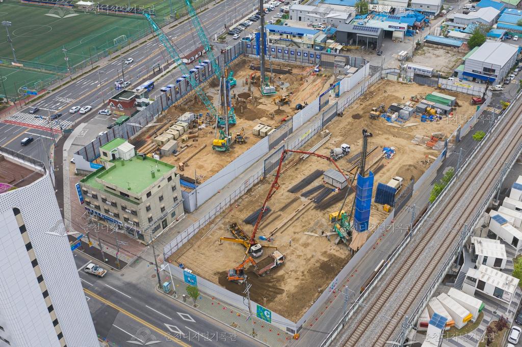 리버파크A와 아침뷰A 공사모습 이미지