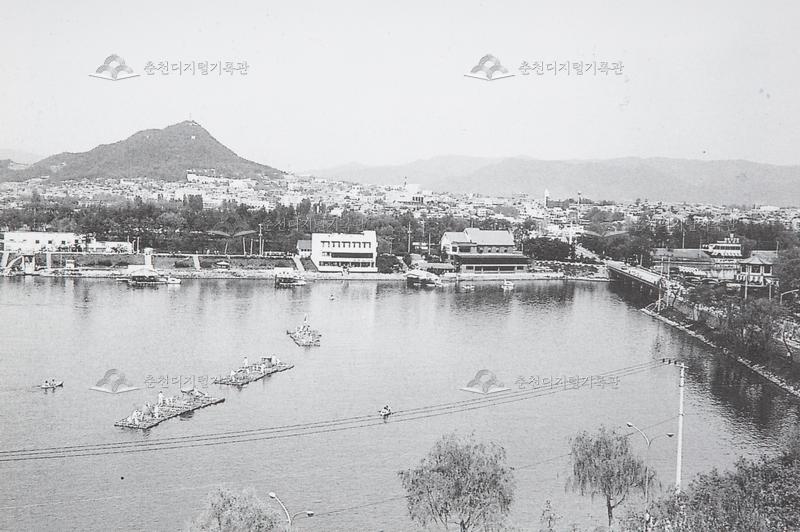 1980년대 공지천 모습 이미지