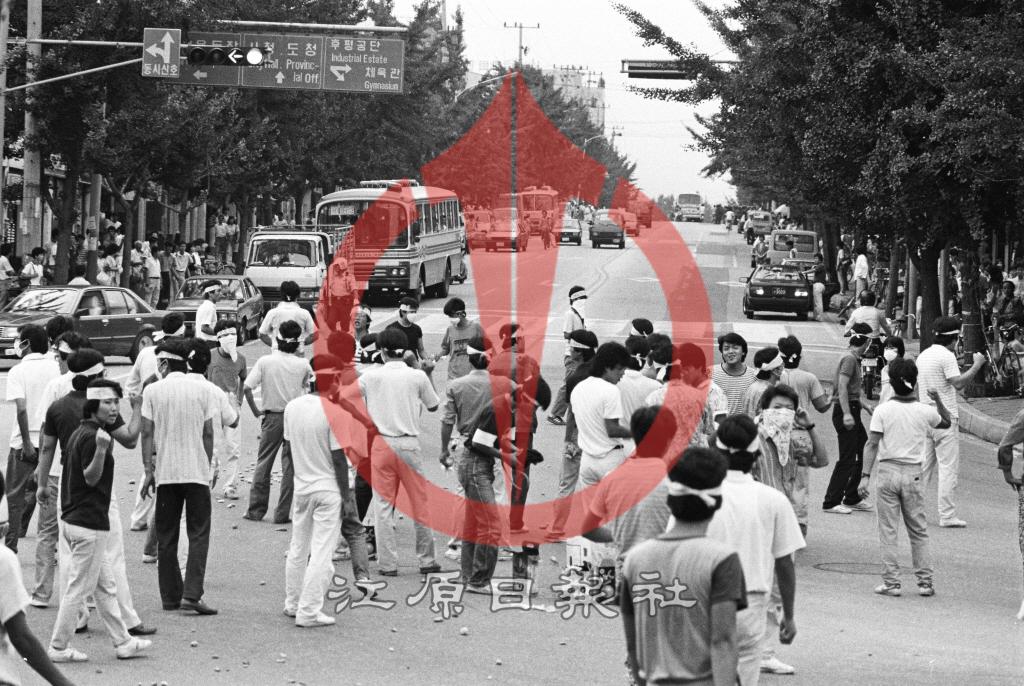 고 이석규 대우조선 근로자 사망관련 규탄시위 이미지