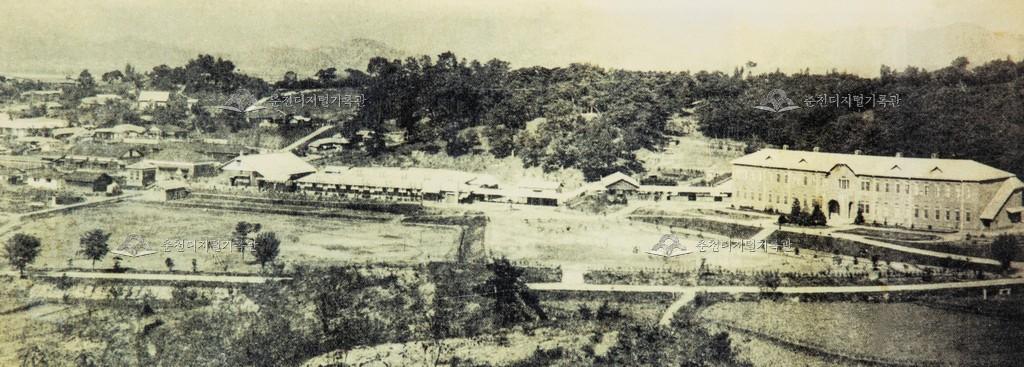 춘천공립농업학교 약사리 교사 전경(1930년) 이미지