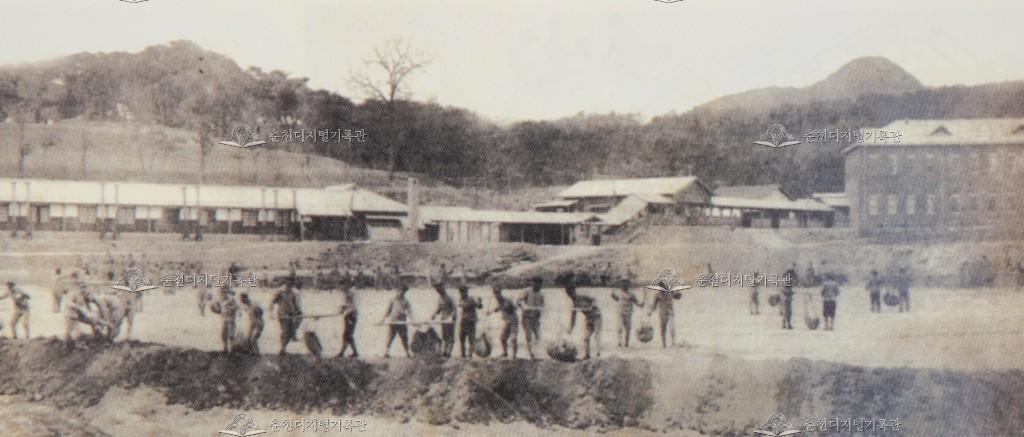 춘천공립농업학교 토공 실습 이미지