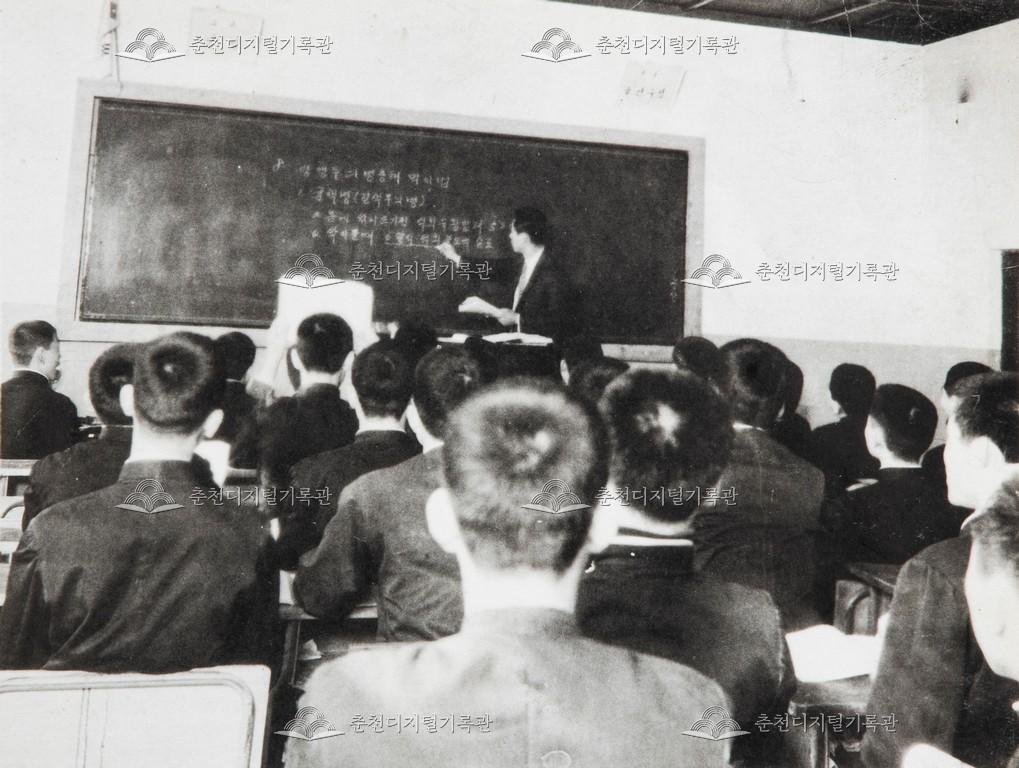 춘천농업고등학교 원예과 수업광경 이미지