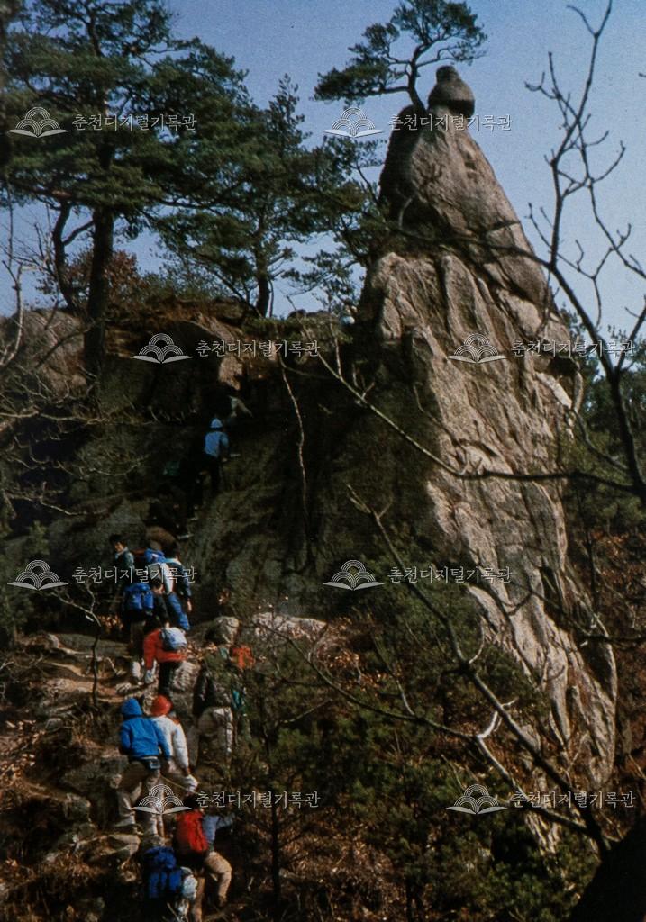 스릴만점의 오봉산 등산로 이미지