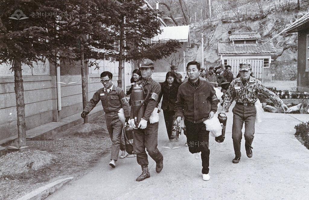 강원도청 소방훈련 이미지