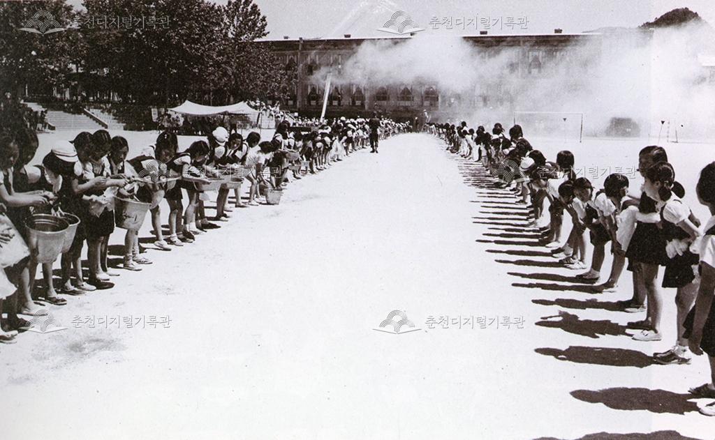 춘천 중앙초등학교 소방훈련 이미지