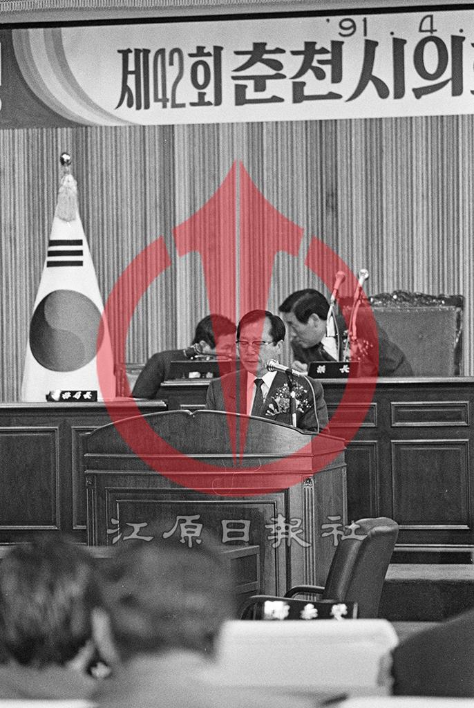 춘천시의회 조성운시장축사 이미지