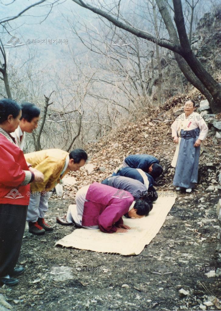 산불예방을 위한 기원제(봉의산) 이미지