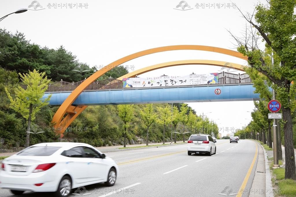 제38회 소양강문화제 현수막 홍보 이미지