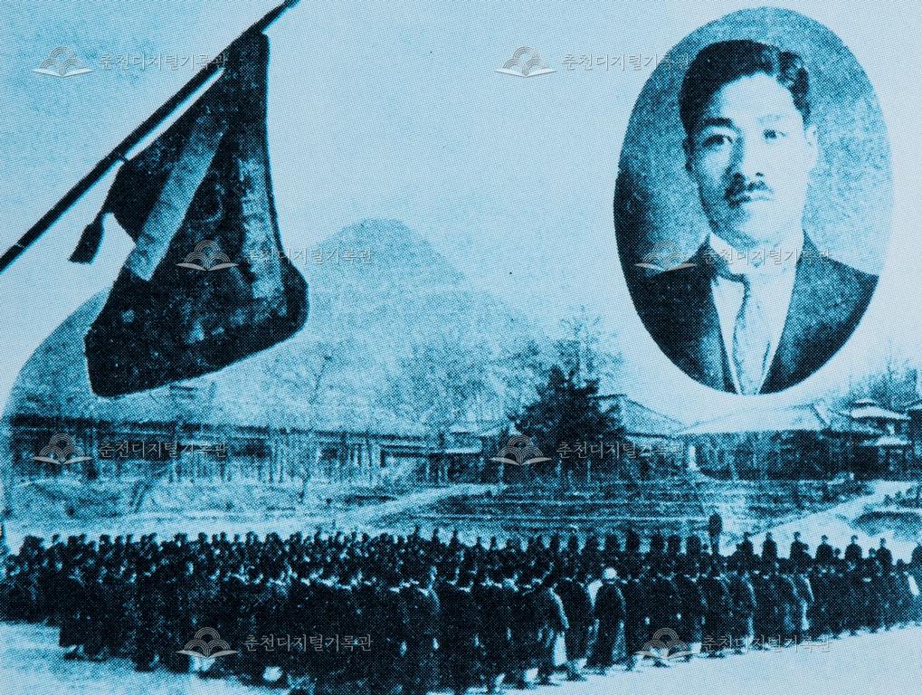 춘천초등학교 1933년 조회 장면 이미지