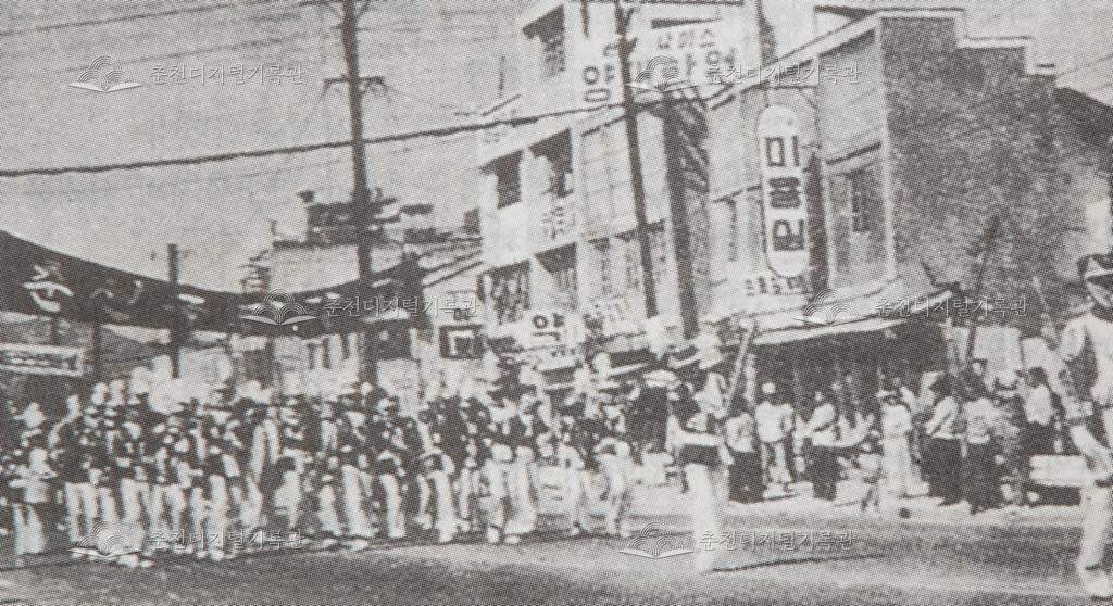 춘천초등학교 1965년 밴드부, 각종 행사 참가 이미지