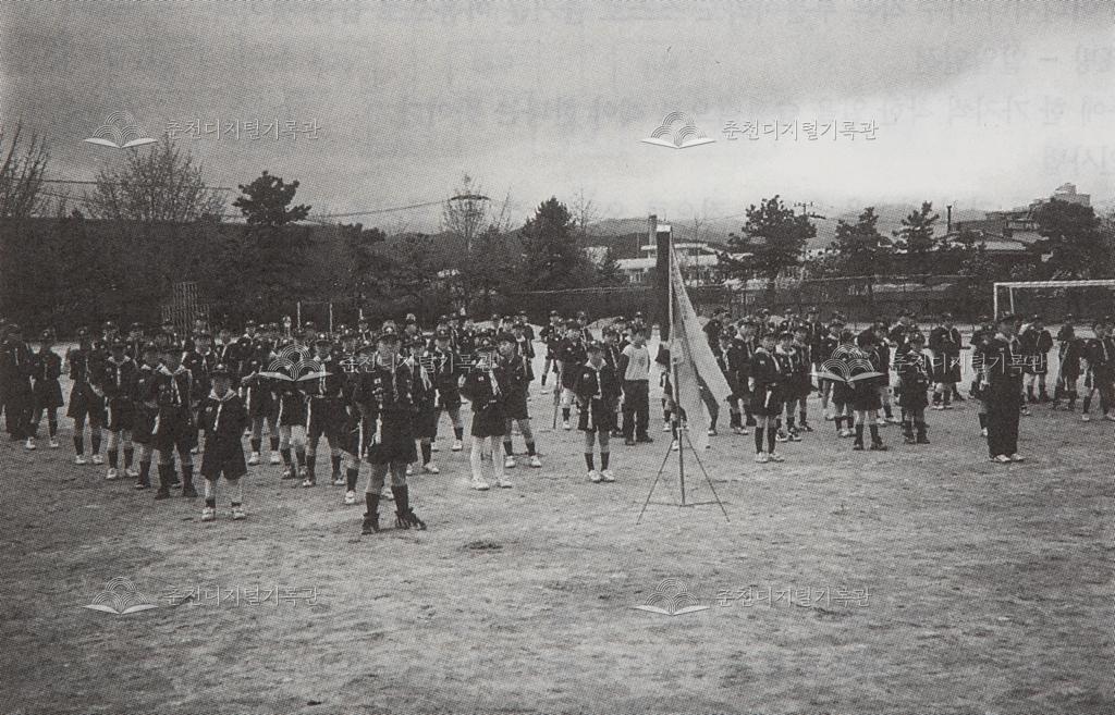 춘천초등학교 보이스카우트 선서식 이미지
