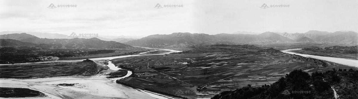 춘천 봉의산성에서 바라본 신사우동 전경 이미지