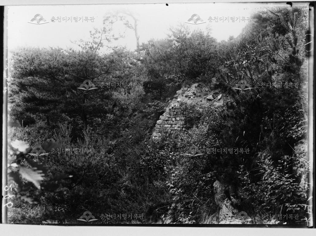 춘천 봉의산성 성벽 석루 원판번호 190001 이미지