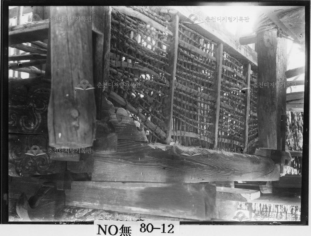 강원 춘천 청평사 회전문 측벽원판번호 NO無80-12 이미지