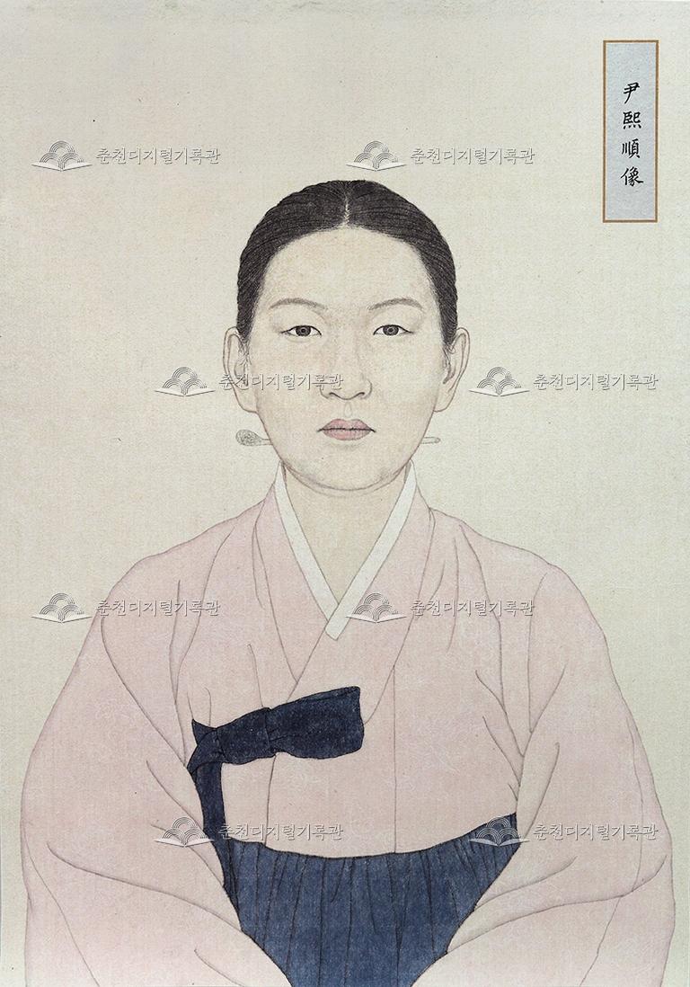 윤희순 초상화 이미지