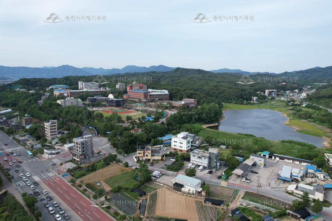한림성심대학교, 강원고등학교 전경 이미지