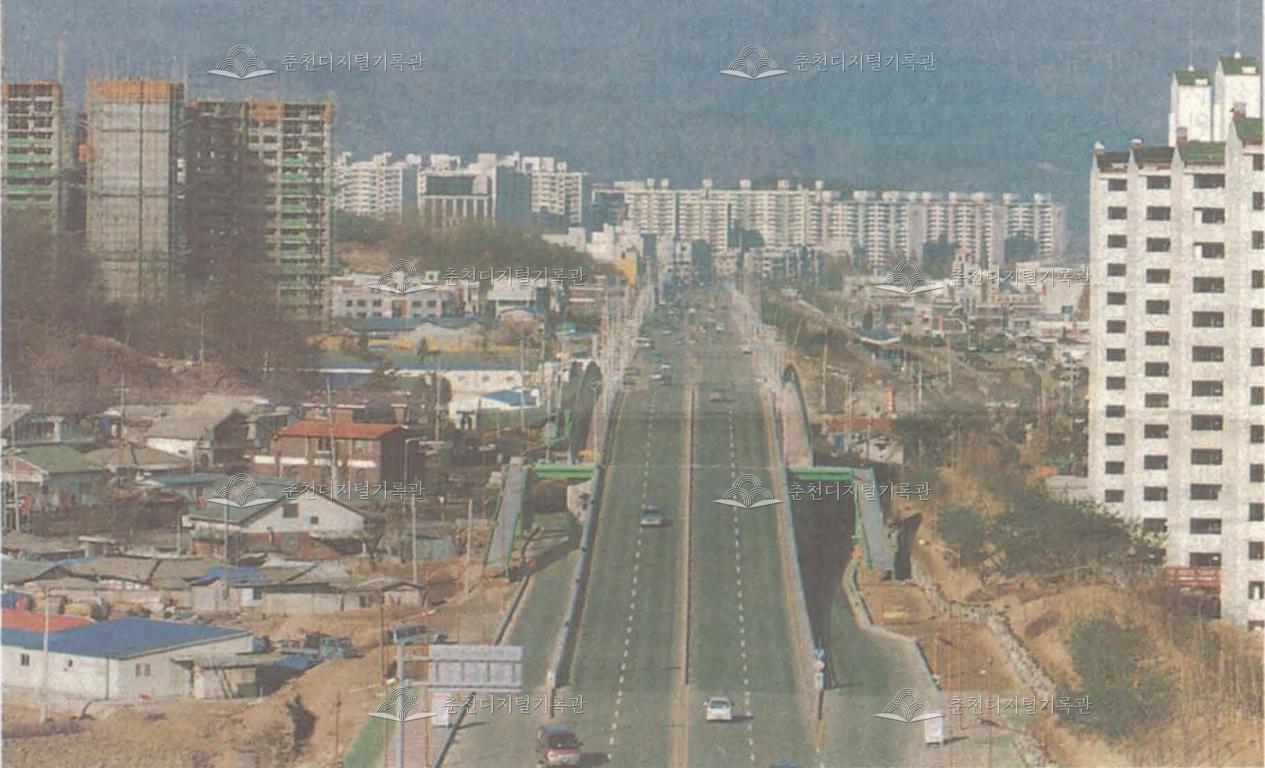 개통 완료된 호반순환도로 전 구간 이미지