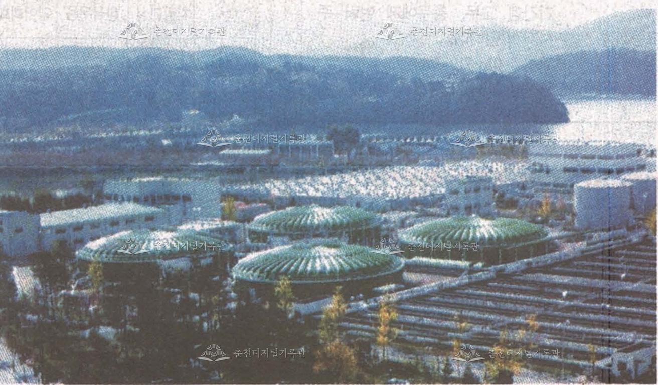 하수종말처리장 악취제거시설 완공 이미지