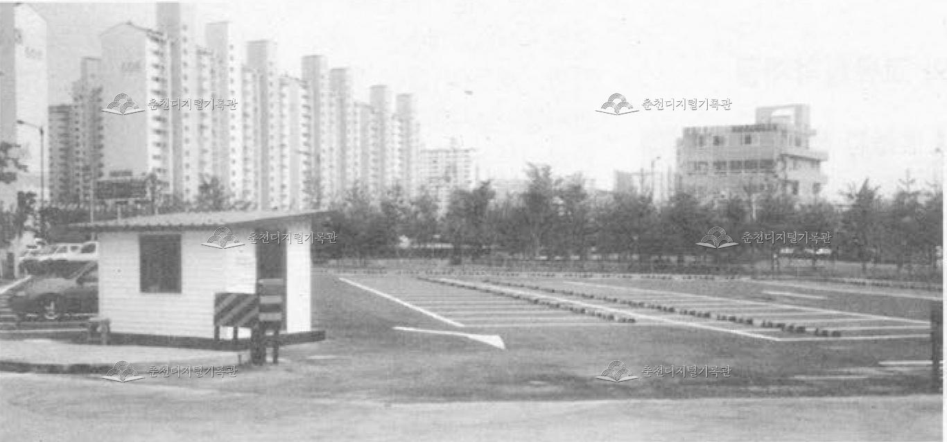 석사 근린 주차장 개장 이미지