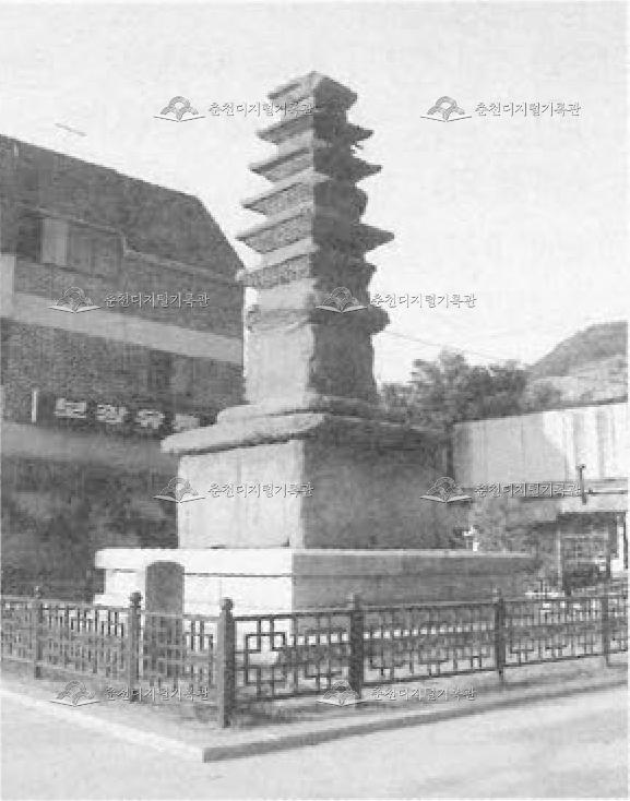 춘천의 보물 순례 소양로 7층 석탑 이미지