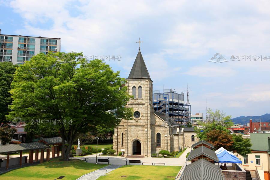 2010년대 죽림동성당 외부 전경 이미지