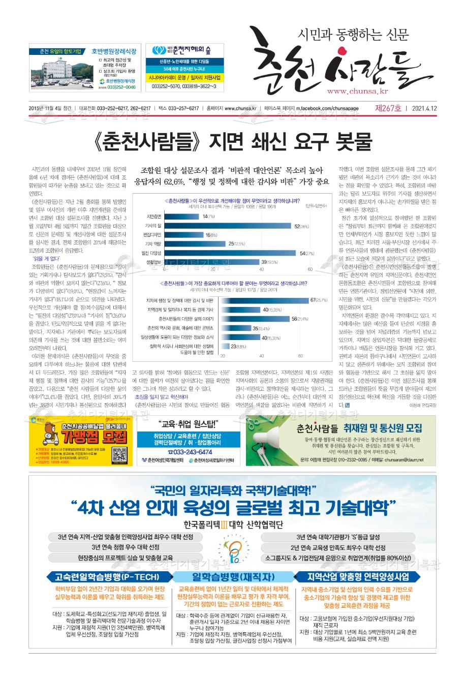 춘천사람들 제267호 이미지