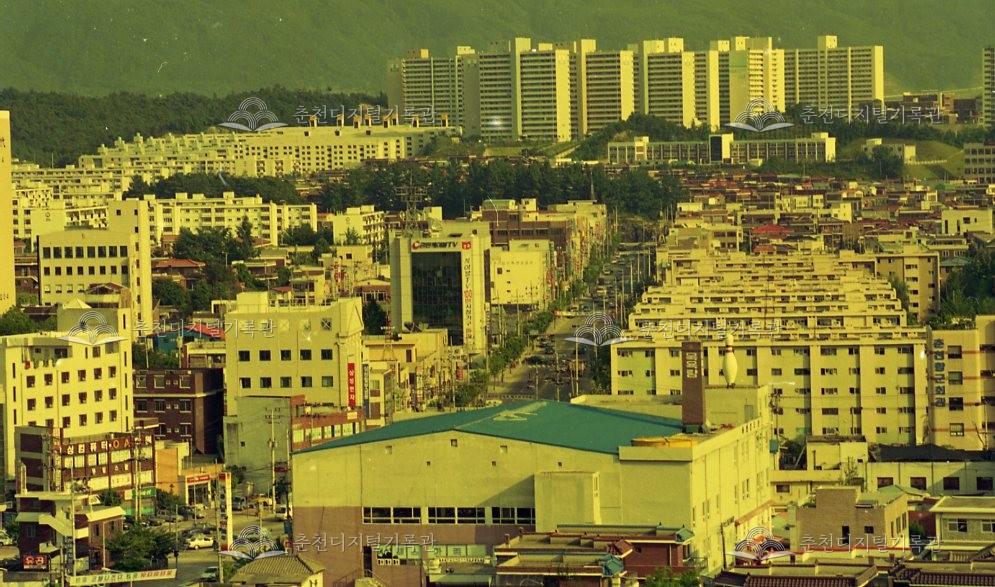 1990년대 후평사거리 모습 이미지