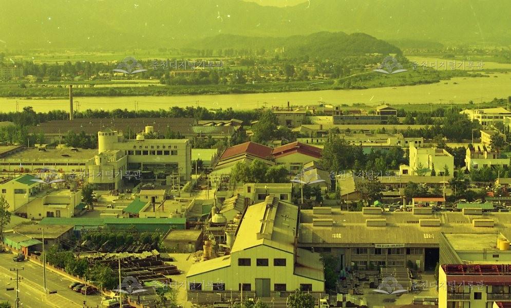 춘천사회문화센터와 후평일반산업단지 전경 이미지