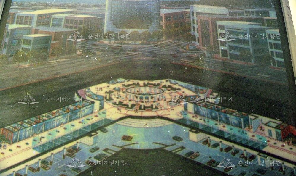 춘천지하도상가 조감도 이미지