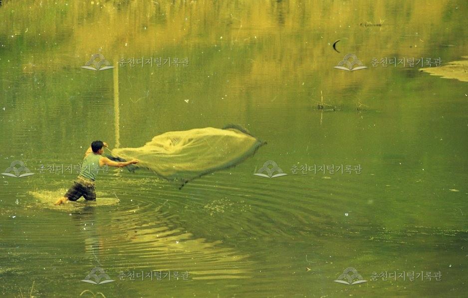 팔미천 투망질 이미지